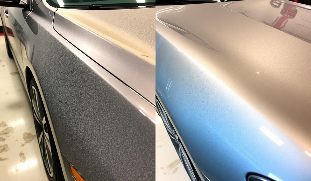 Before and after detailing